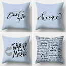 Axyaa Home Decor Square Pillow Cover 45x45cm for Bed Living Room Sofa Hotel Car