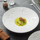 Axyaa Stone Pattern Ceramic Dinner Plate Molecular Cuisine Specialty Tableware