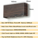 Axyaa Portable LED Wall Lamp Touch Dimming Night Light, 3 Colors