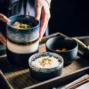 Axya Ceramic Rice Bowl Set for Home and Restaurant Dining or Soup, Breakfast, Seasoning
