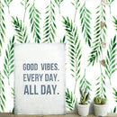 Axyaa Boho Leaves Watercolor Wall Decals - Peel and Stick Botanical Plant Decals