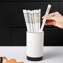Axyaa Ceramic Chopsticks Set: Anti Mold, Drop, Slip - High-end Chinese Tableware