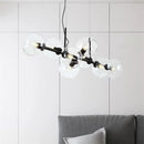 Axyaa Glass Bubble Modern Pendant Light for Home Decor