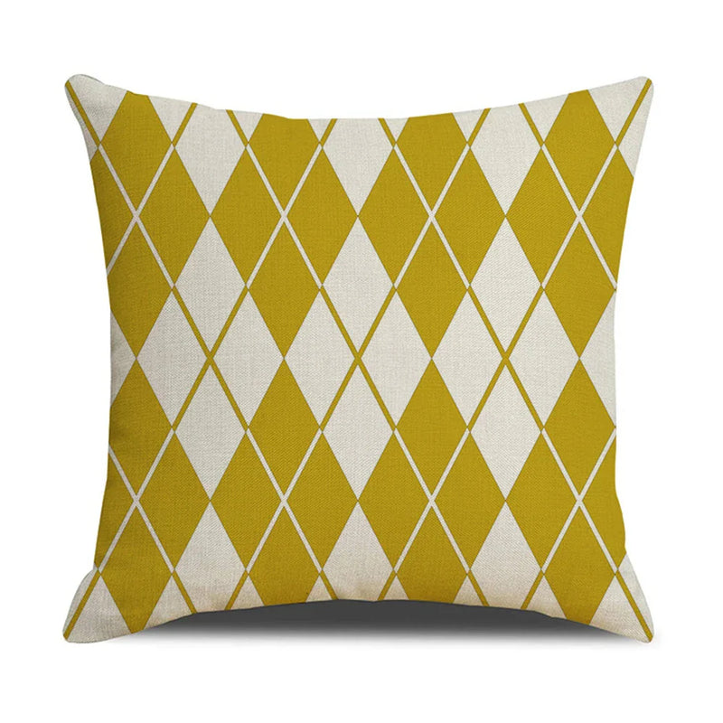Axyaa Geometric Stripe Cushion Cover - Home & Car Pillow Decor