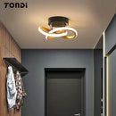 Axyaa LED Ceiling Light: Modern Nordic Style for Home, Balcony, Corridor, and Porch