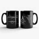 Aerospace Shuttle Fighter Rocket Tank Tea Cup - Axyaa Branded Enthusiasts Gift