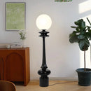 Axyaa Roman Column Floor Lamp Black Modern LED Living Room Bedroom Light