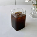 Axyaa Korean Glass Cup Set - Clear Drinking Glasses for Various Beverages
