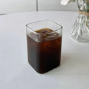 Axyaa Glass Cup Set: 250/400/480ml Drinking Glasses for Coffee, Bubble Tea, Milk, Beer