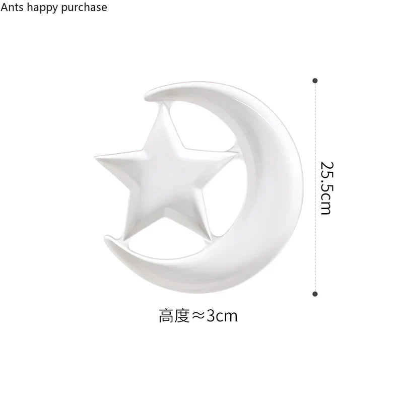 Axya Star Month Dinner Plate for Home Use and Decoration