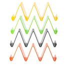 Axyaa Taco Rack Holder Set - Colorful Mexican Food Stand for 4, Pancake & Burrito Stand