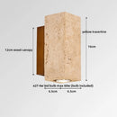 Axyaa Yellow Stone LED Wall Lamps - Industrial Vintage Interior Lighting