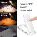 Axyaa Book Light: LED Clip-on Reading Light for Books in Bed, 3 Brightness Levels