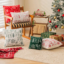 Axyaa Christmas Chenille Pillowcase 30x50/45x45/50x50cm