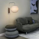 Axyaa Modern Japanese Silk Cloth Wall Sconce for Home, Bedroom, Office, Hotel