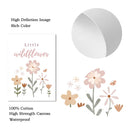 Axyaa Sun Wildflowers Rainbow Nursery Wall Art Print