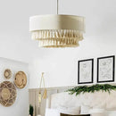 Axyaa Bohemian Fabric Pendant Light for Living Room, Bedroom, Restaurant