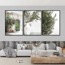 Axyaa Green Leaves Indoor Plants Wall Art Print for Living Room Decor