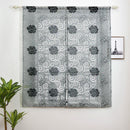 Axyaa European Style Short Roman Curtains for Living Room Home Decor 1PC