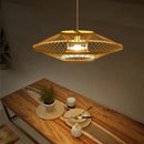 Axyaa Japanese Rattan Pendant Lamp for Restaurant Bedroom Dining Room