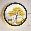 Axyaa Round Industrial LED Wall Lamp Bedside Bedroom Sconce Home Decor Lighting