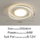 Axyaa Modern Waves LED Ceiling Lamp | Remote Dimmable Living Room Light | Creative Home Decor