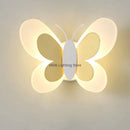 Axyaa Nordic Cartoon Butterfly LED Wall Lamp for Children's Room