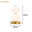 Axyaa Modern Glass Table Lamps for Home Decor and Lighting