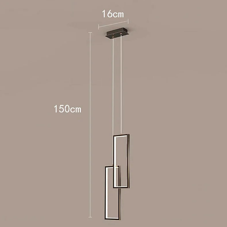Axyaa Nordic Stair Chandelier Ceiling Light for Living and Dining Room