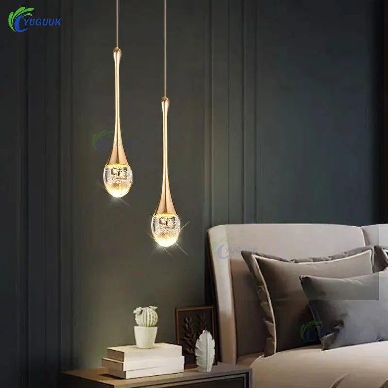 Axyaa Bubble Crystal Pendant Lights - Stylish Indoor Hanging Lamp