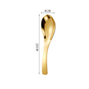 Axyaa 304 Stainless Steel Korean Children Soup Spoon Ice Cream Dessert Fruit Spoons