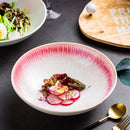 Axyaa Deep Plate: European Ceramic Chinese Soup Plate, Nordic Creative, Simple, Large