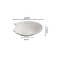 Axyaa Rock Patterned Ceramic Bowl for Molecular Cuisine and Tableware