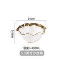 Axyaa Ceramic Vegetable Salad Bowl Fruit Plate Dessert Dried Fruit Basin