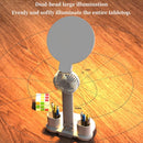 Axyaa LED Desk Lamp with Fan and USB Charge, Dimmable Foldable Table Light