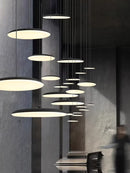 Axyaa Nordic LED Saucer Pendant Light for Dining Room