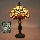 Axyaa European Tiffany Retro Table Lamp for Bedroom, Cafe, Bar, Study
