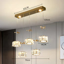 Axyaa Luxury Crystal Chandelier Pendant Light for Living and Dining Room