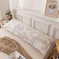 Axyaa Double Long Pillowcase Set of 2, 48x150 Size, Cotton Linen Blend