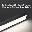 Axyaa Modern Line Ceiling Lamp LED Strip Lights for Living Room Bedroom Kitchen