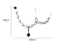 Axyaa Designer Creamy Style Chandelier for Living Room and Dining Area