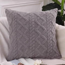 Axyaa Fuzzy Autumn Pillow Cover 45x45 for Sofa Home Decor