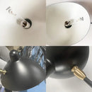 Axyaa Modern Duck Bill Swing Arm Wall Lamp Black Iron Finish