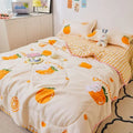 Axyaa Summer Quilts: Princess Style Floral Cartoon Bedspread, Washable Single Queen Comforter