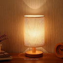 Nordic Girlish Wood & Metal Table Lamp for Bedside, Dimmable Warm Light