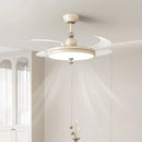 Axyaa Hidden Ceiling Fan Lights: High Wind LED Energy-saving Silent Lamps for Living Room