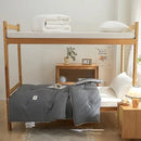Axyaa Cotton Student Antibacterial Single Quilt for Dormitory, High School, and University