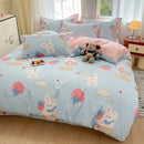 Axyaa Jet Print Cotton Quilt Cover: Soft, Delicate & Comfortable