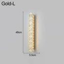 Axyaa Crystal Wall Light: Postmodern Luxury Bedroom & Living Room Minimalist Bedlight