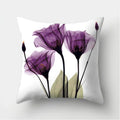 Axyaa Floral Print Polyester Pillow Cover for Home & Office Décor
